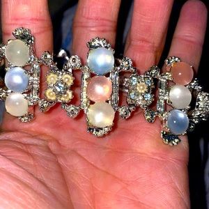 Vintage glam bling bracelet